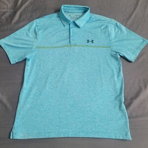 Under Armour Men's Aqua Polo Shirt